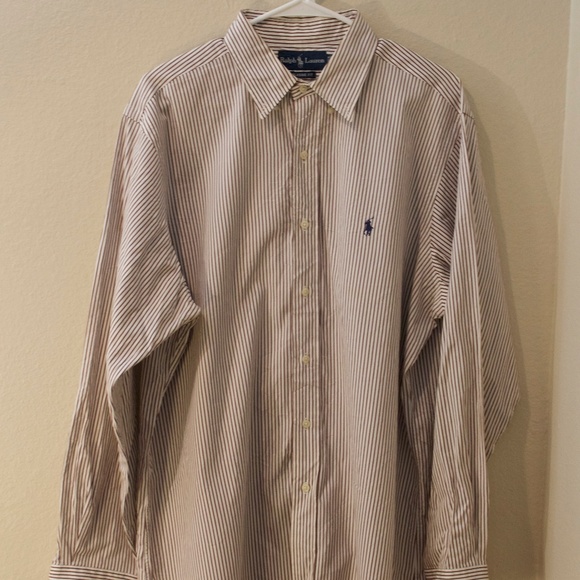 RALPH LAUREN CLASSIC FIT MEN'S LONG SLEEVE BUTTON - Picture 1 of 5